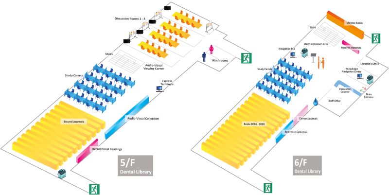 Dental Library floor plan