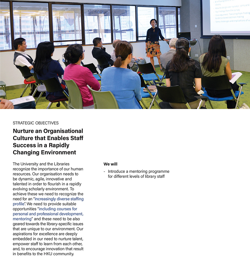 HKUL Strategic Plan 2020-2024 - Nurture an Organisational